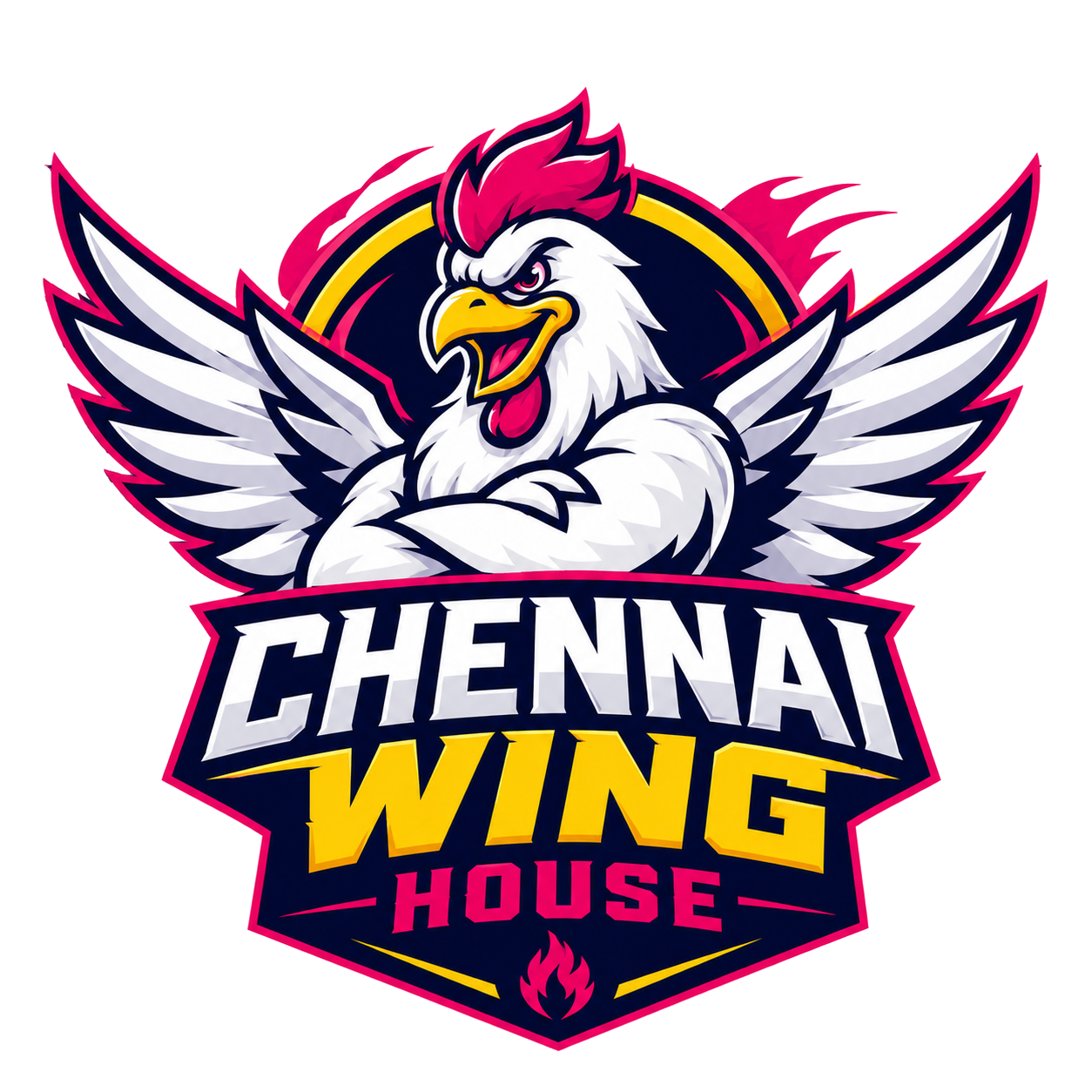 Chennai Wing House x Kryos Gaming logo